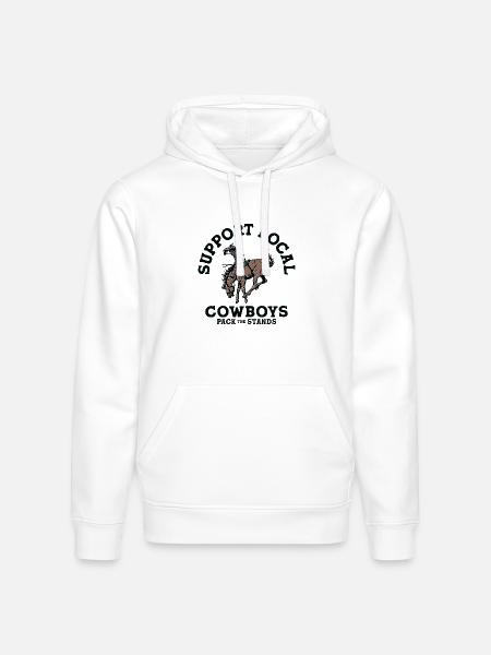Soutenez les cow-boys locaux - N - blanc
