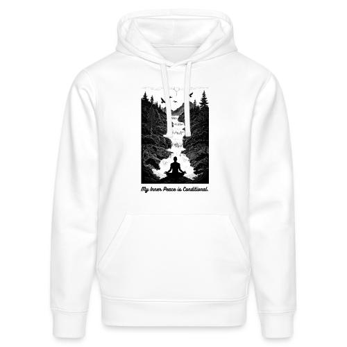 Conditional Inner Peace T-Shirt | Minimalist Zen - Stanley/Stella Drummer Unisex Organic Hoodie