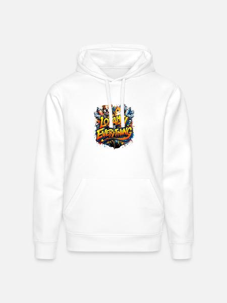 Loyalty Is Everything - Stanley/Stella Drummer Unisex Organic Hoodie - white