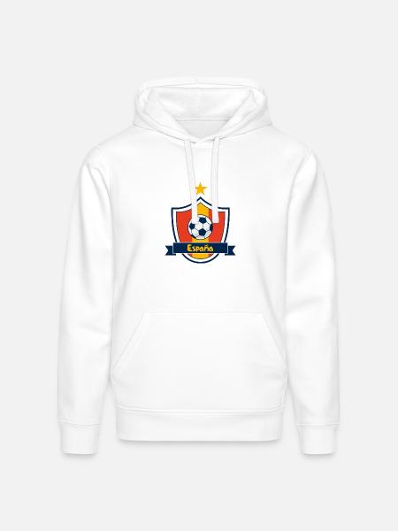 Escudo España - Stanley/Stella Drummer Unisex Organic Hoodie - white