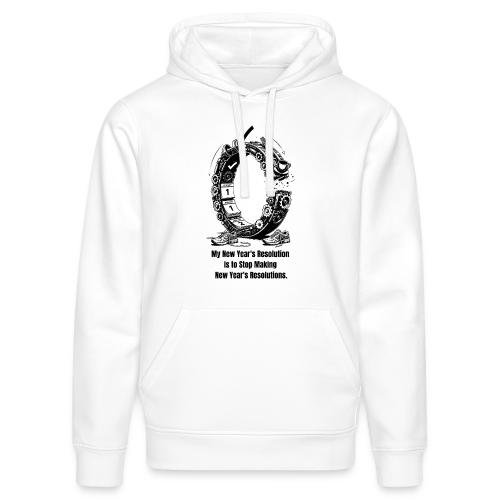 The Resolution Loop - Sarcastic New Year's T-Shirt - Stanley/Stella Drummer Unisex Organic Hoodie