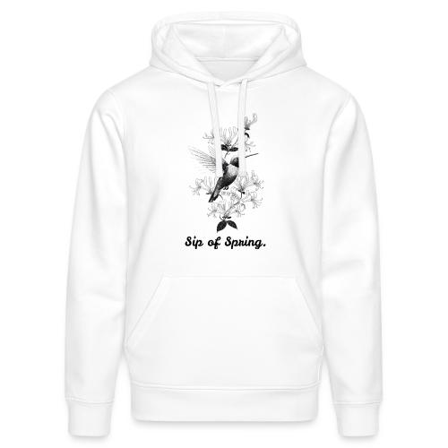 Hummingbird T-Shirt, Honeysuckle Vine - Stanley/Stella Drummer Unisex Organic Hoodie