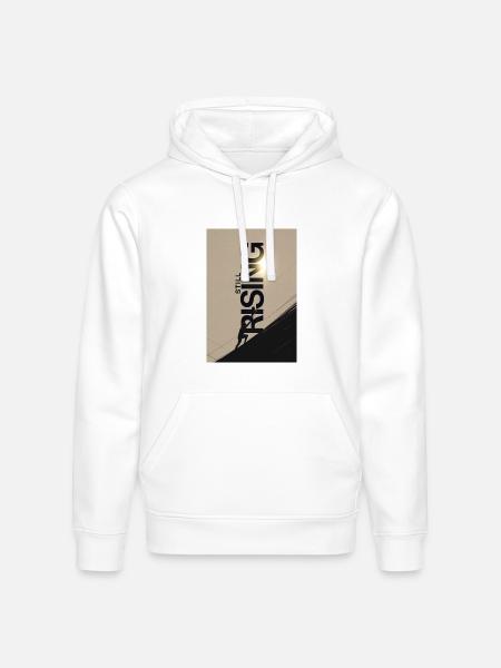 Still Drawing Climber - Stanley/Stella Drummer Unisex Organic Hoodie - white