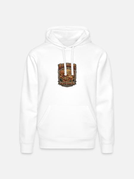 Badlands National Park Tee - Stanley/Stella Drummer Unisex Organic Hoodie - white