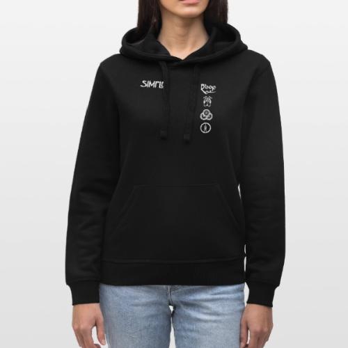simplesymbolsvert - Stanley/Stella Drummer Unisex Organic Hoodie