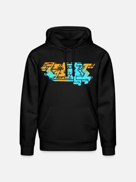 Graffiti Piece - Light - Stanley/Stella Drummer Unisex Organic Hoodie - black