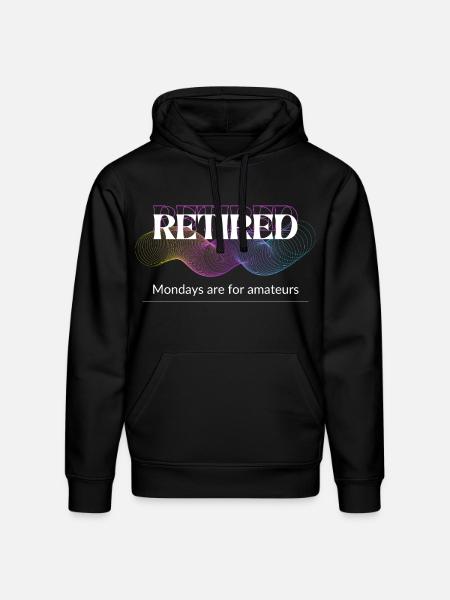 Unique Retirement Gift - Stanley/Stella Drummer Unisex Organic Hoodie - black