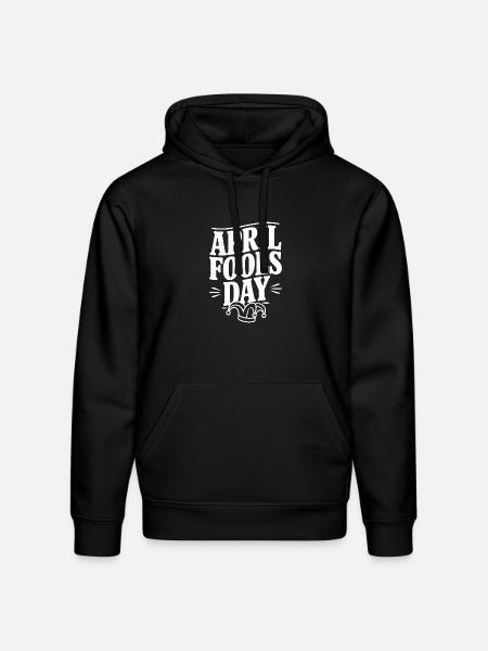 April Fools Day - Stanley/Stella Drummer Unisex Organic Hoodie - black