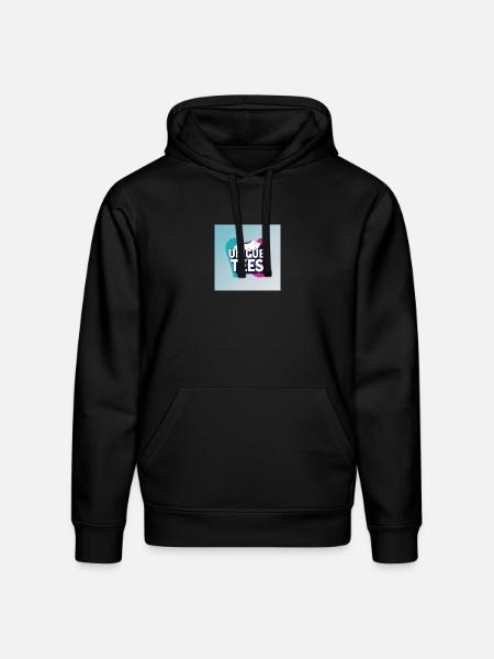 Unique Tees Bold Logo - Stanley/Stella Drummer Unisex Organic Hoodie - black