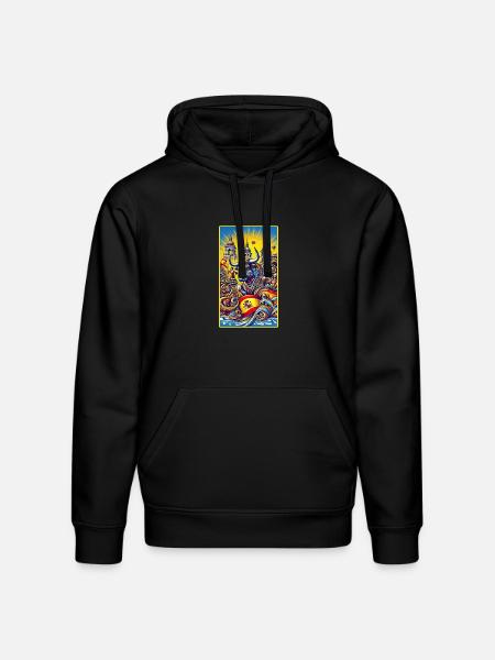 Spanien Stier Espana Design - Stanley/Stella Drummer Unisex Organic Hoodie - black
