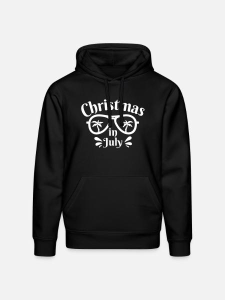 Christmas in July - Stanley/Stella Drummer Unisex Organic Hoodie - black