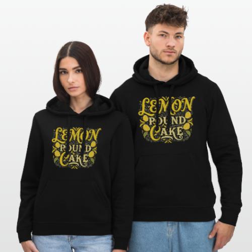 Lemon Pound Cake Vintage Flourish - Stanley/Stella Drummer Unisex Organic Hoodie