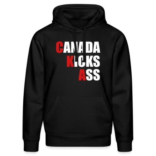 Canada Kicks Ass Vertical - Stanley/Stella Drummer Unisex Organic Hoodie