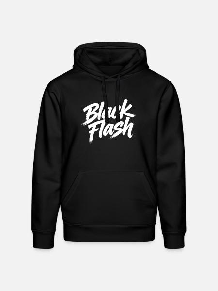 Black flash - Stanley/Stella Drummer Unisex Organic Hoodie - black