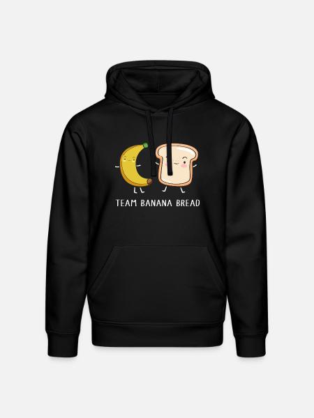 Bread Bakery Banana Bread - Stanley/Stella Drummer Unisex Organic Hoodie - black