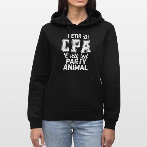 Retired CPA Party Animal Vintage - Stanley/Stella Drummer Unisex Organic Hoodie