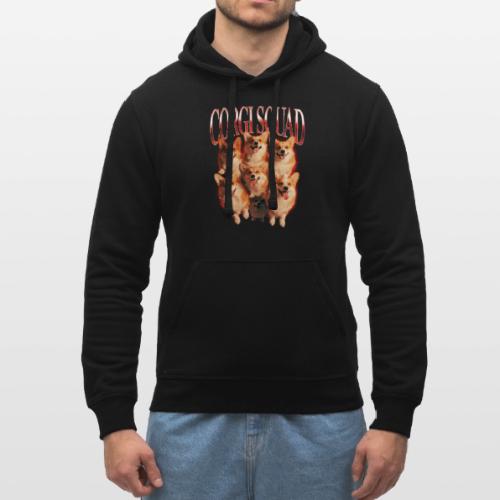 Corgi Squad Funny Dog Lover Vintage Shirt - Stanley/Stella Drummer Unisex Organic Hoodie