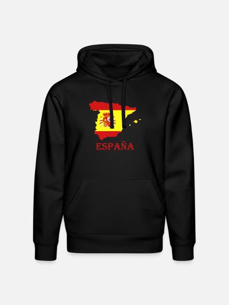 España - Stanley/Stella Drummer Unisex Organic Hoodie - black