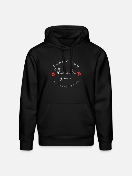 My_Appreciation - Stanley/Stella Drummer Unisex Organic Hoodie - black