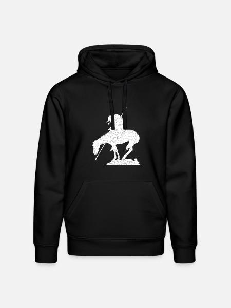 The horseman trail end - Stanley/Stella Drummer Unisex Organic Hoodie - black