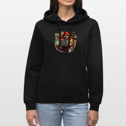 Urban Beat Dog Heroes - Stanley/Stella Drummer Unisex Organic Hoodie