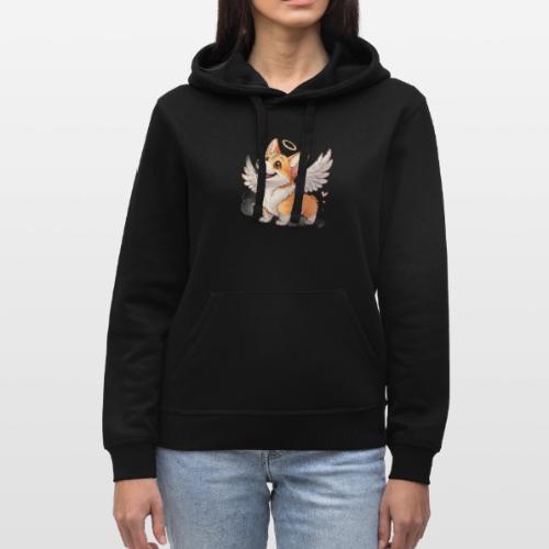 Angel Wings Corgi - Stanley/Stella Drummer Unisex Organic Hoodie