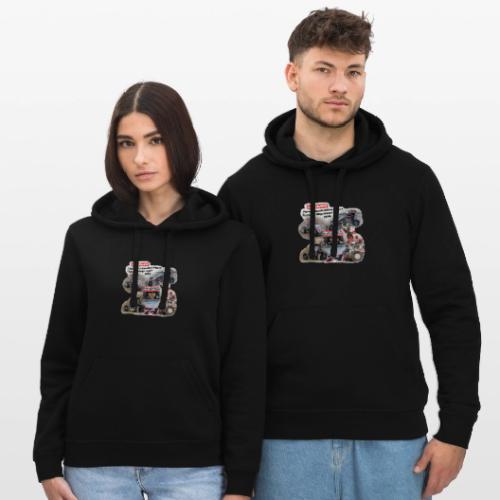 Luke Hall - Eldora Speedway FFN#1 Design 1 - Stanley/Stella Drummer Unisex Organic Hoodie