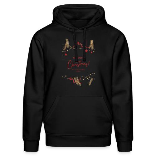 Merry Christmas Typography Design - Stanley/Stella Drummer Unisex Organic Hoodie