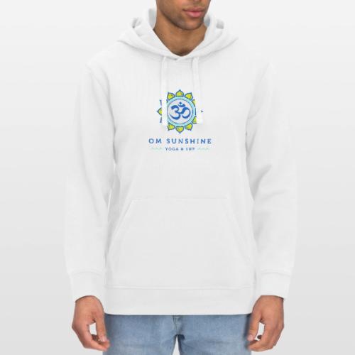 Om Sunshine Yoga transparent back original file - Stanley/Stella Drummer Unisex Organic Hoodie