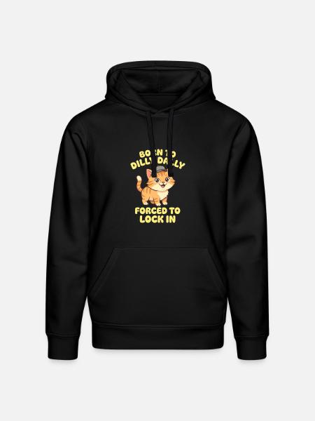 Kitty Lock-In - Stanley/Stella Drummer Unisex Organic Hoodie - black