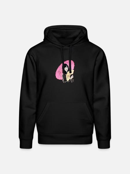 Sakura - Stanley/Stella Drummer Unisex Organic Hoodie - black