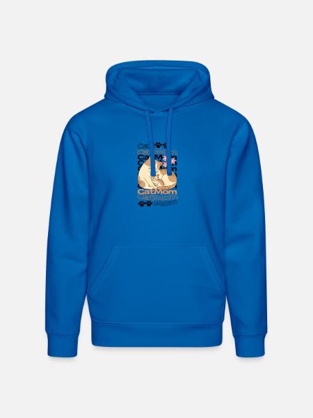 MomCat - Stanley/Stella Drummer Unisex Organic Hoodie - royal blue