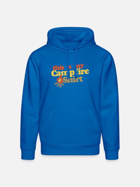 This Is My Campfire Shirt - Stanley/Stella Drummer Unisex Organic Hoodie - royal blue