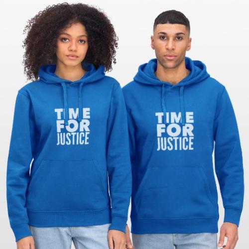 Time for Justice - Stanley/Stella Drummer Unisex Organic Hoodie