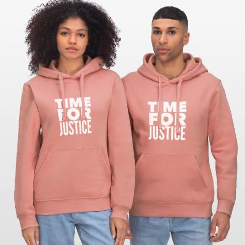Time for Justice - Stanley/Stella Drummer Unisex Organic Hoodie