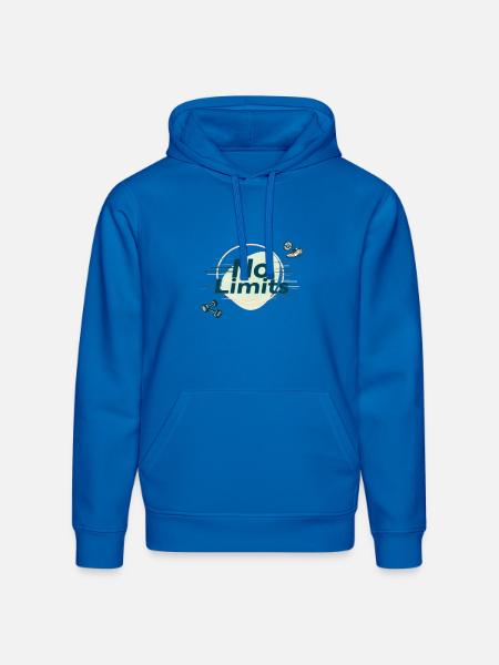 No Limits Fitness - Stanley/Stella Drummer Unisex Organic Hoodie - royal blue