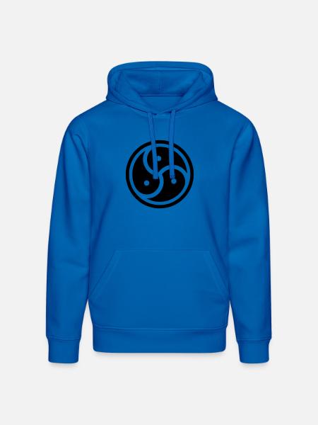 Kink Community Symbol - Stanley/Stella Drummer Unisex Organic Hoodie - royal blue