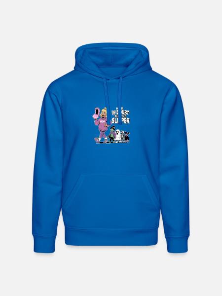 Minimal Slipper Mom - Stanley/Stella Drummer Unisex Organic Hoodie - royal blue