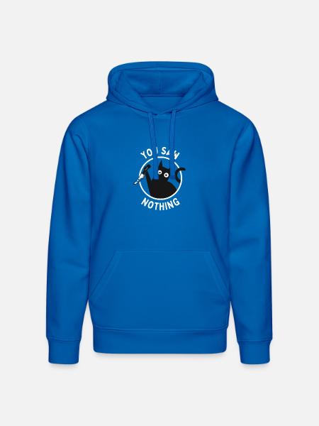 You Saw Nothing - Stanley/Stella Drummer Unisex Organic Hoodie - royal blue