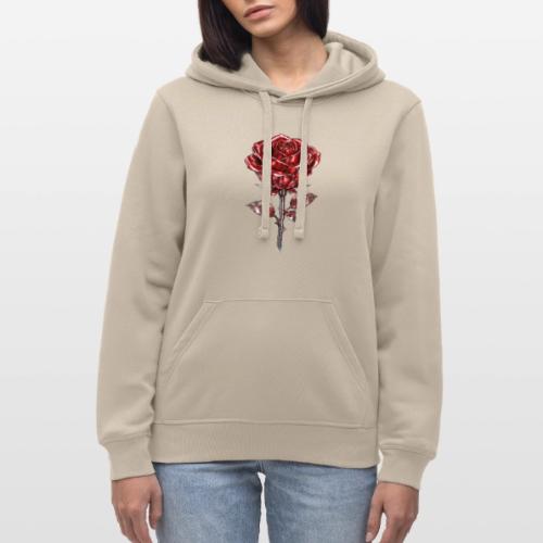 2 Set - Silver and Gold Roses - Stanley/Stella Drummer Unisex Organic Hoodie
