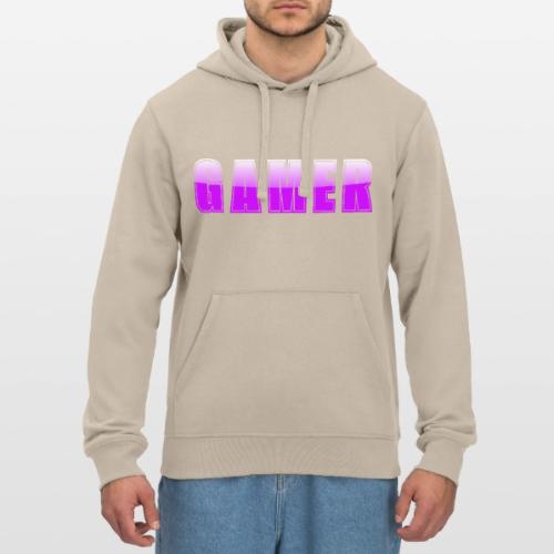 Gamer Purple Glossy Collegiate Design - Stanley/Stella Drummer Unisex Organic Hoodie