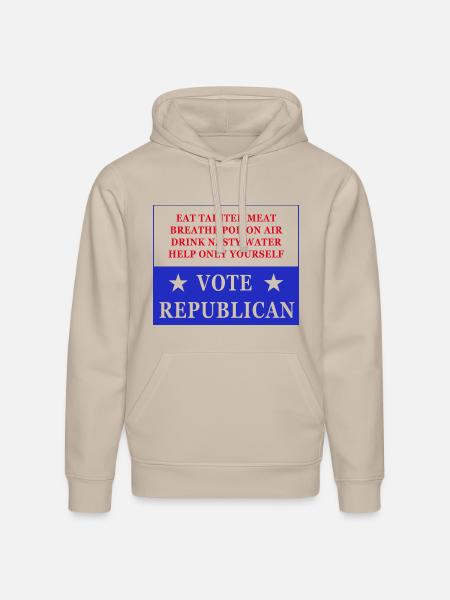 Vote Republican - Stanley/Stella Drummer Unisex Organic Hoodie - dust