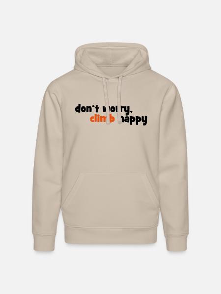climbing - Stanley/Stella Drummer Unisex Organic Hoodie - dust