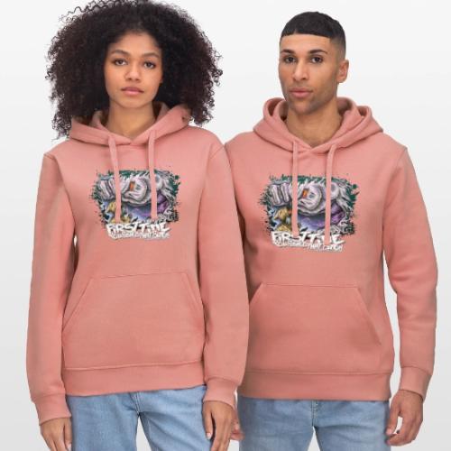 first time you pushed that button - Stanley/Stella Drummer Unisex Organic Hoodie