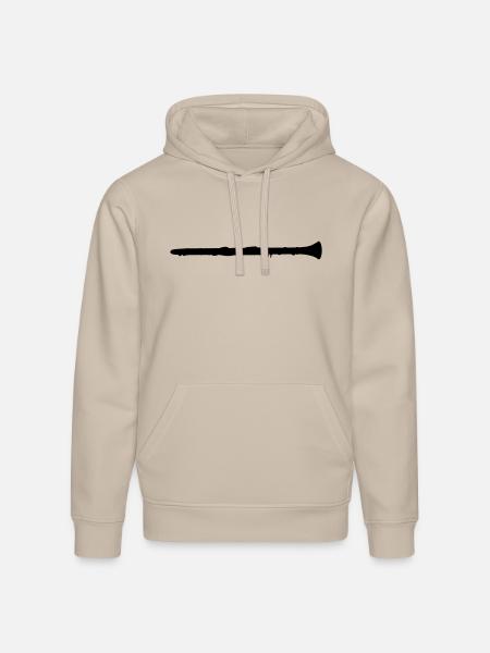 clarinet - Stanley/Stella Drummer Unisex Organic Hoodie - dust