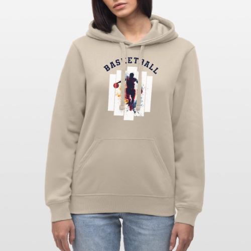 Basketball Never Stops - Stanley/Stella Drummer Unisex Organic Hoodie
