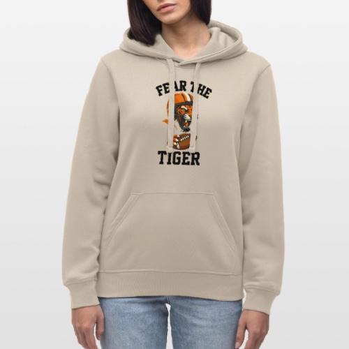 Fear The Tiger Football Helmet T-Shirt - Stanley/Stella Drummer Unisex Organic Hoodie