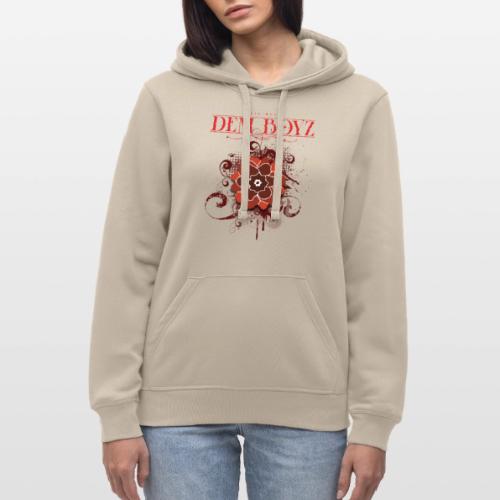 Flower Splash Reds - Stanley/Stella Drummer Unisex Organic Hoodie