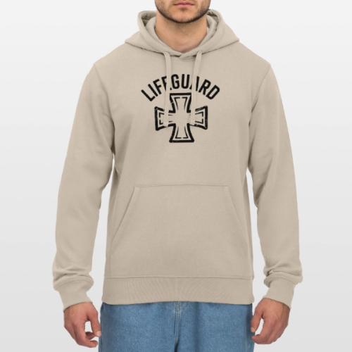 Lifeguard Cross Emblem - Stanley/Stella Drummer Unisex Organic Hoodie