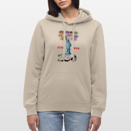 1776 - 2026 | 250 Years USA | Fireworks - Stanley/Stella Drummer Unisex Organic Hoodie
